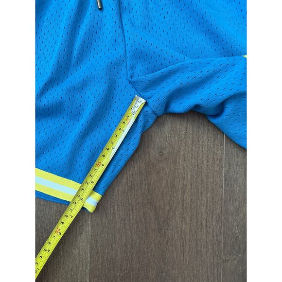 Mitchell & Ness Men’s Branded Game Day Shorts size Small Blue Yellow NWT - Picture 7 of 9